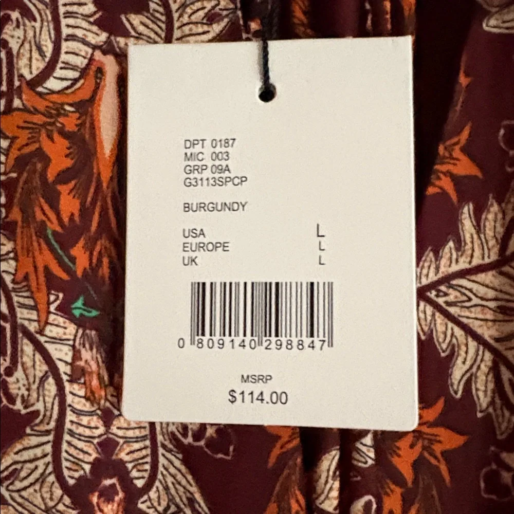 Gibson Latimer Elegant Patterned Maxi Dress - Picture 4 of 4